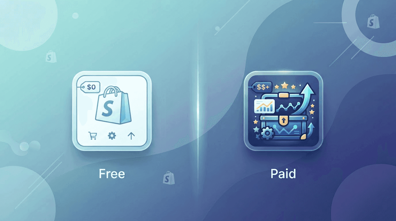 Free vs Paid Shopify Apps: When It's Worth Paying